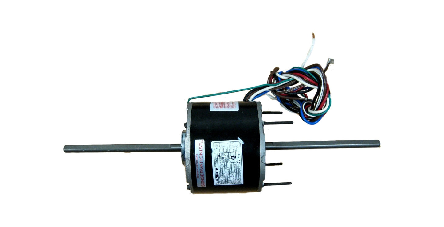 A.O. Smith 5 5/8 Inch Diameter Double Shaft Fan/Blower Motor 208-230 Volts 16...