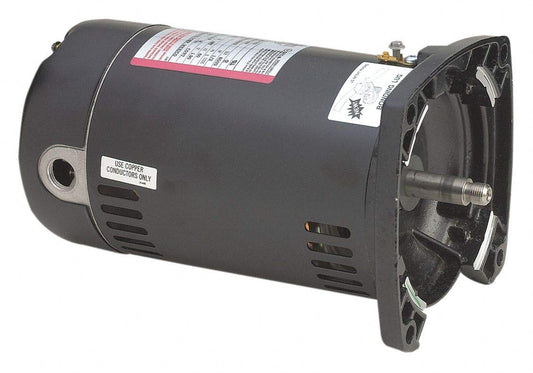 Century 3/4 HP Square Flange Pool Pump Motor, Capacitor-Start, 3450 Nameplate RPM, 115/230 Voltage, 48Y Fram - SQ1072
